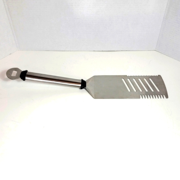Sturdy Large BBQ Spatula Serrated Knife Tenderizer & Bottle Opener in ON… - Picture 10 of 10